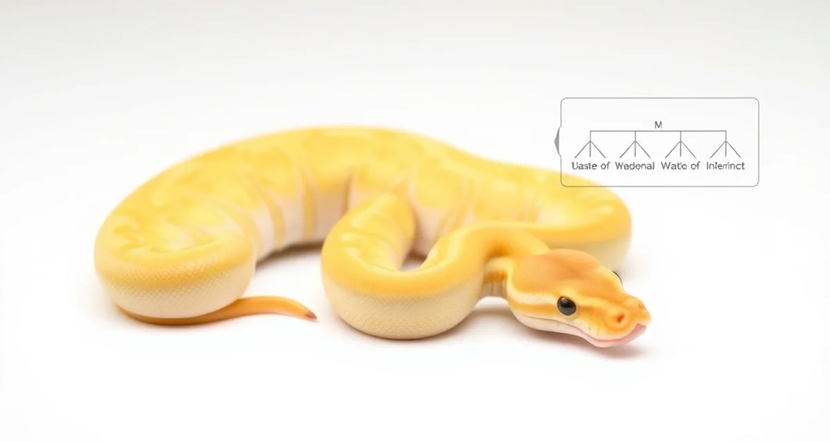 Butter morph ball python breeding guide Butter ball python morph displaying golden coloration used in breeding genetics and inheritance calculations.