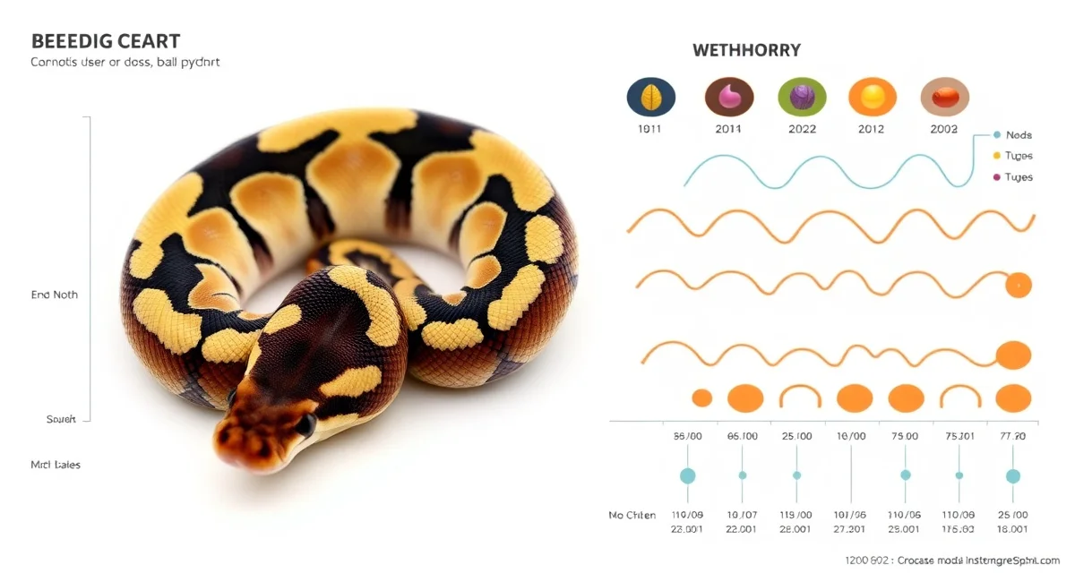 Enchi morph genetics visualization guide Enchi ball python breeding genetics chart showing co-dominant morph pairings and offspring outcomes for hatchery planning.