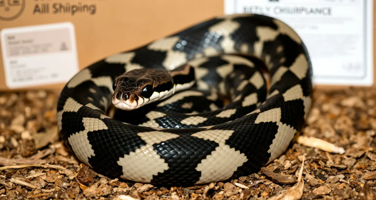 Kingsnake regulatory compliance and shipping requirements Kingsnake compliance and shipping guide showing regulatory requirements for legal reptile breeder commerce and documentation standards