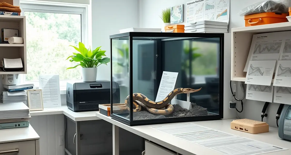 Python breeding documentation setup Organized reticulated python breeding records and documentation system for professional hatchery management and genetic tracking